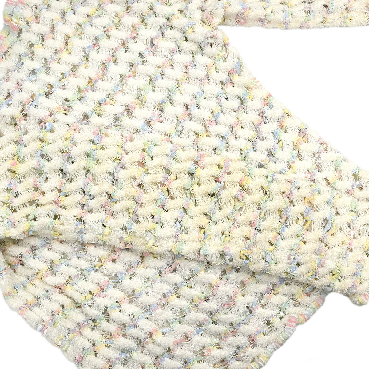 Chanel 1998 Tweed Cardigan White #40