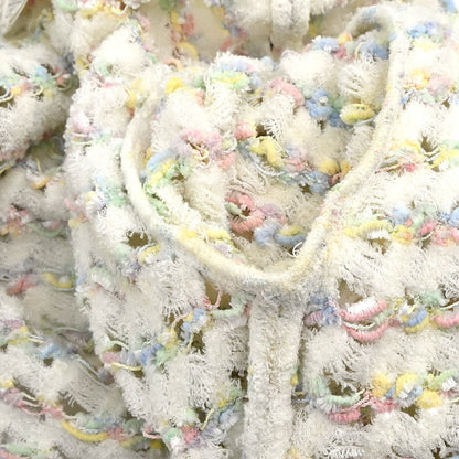 Chanel 1998 Tweed Cardigan White #40