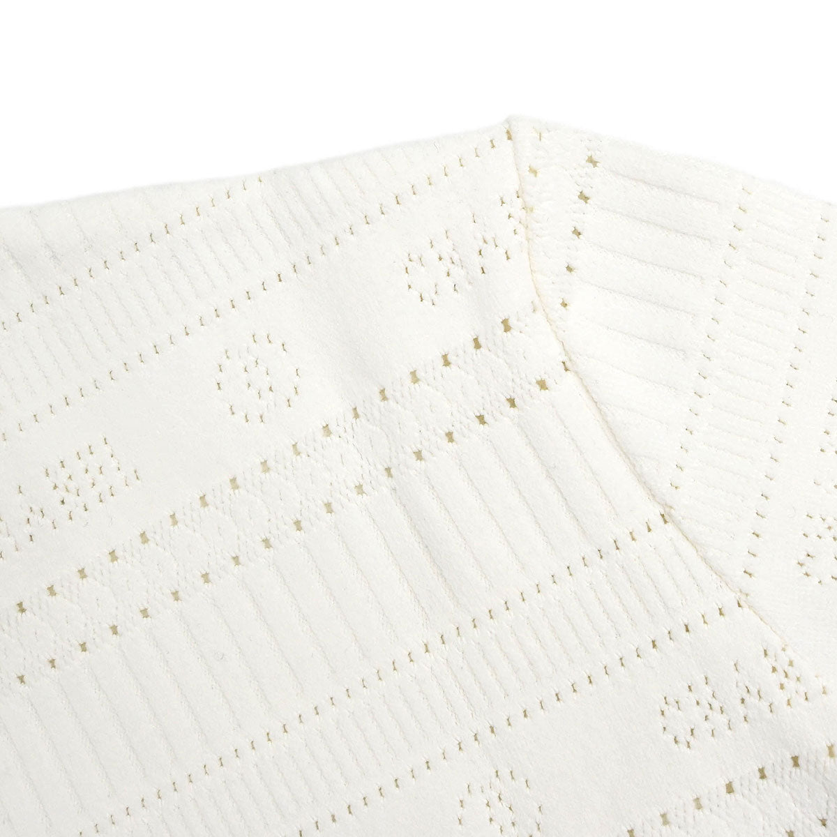 Chanel 1997 Short Sleeve Top White #42