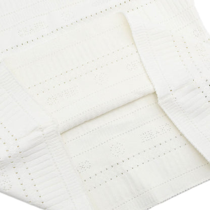 Chanel 1997 Short Sleeve Top White #42