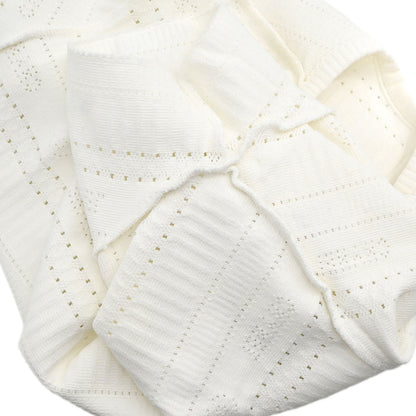 Chanel 1997 Short Sleeve Top White #42