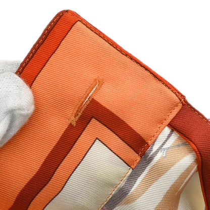 Hermes Shirt Blouse Orange #44