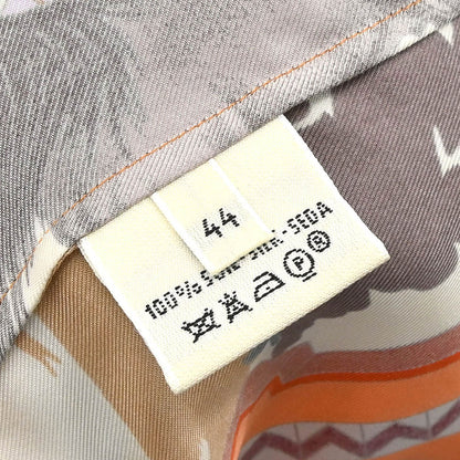 Hermes Shirt Blouse Orange #44