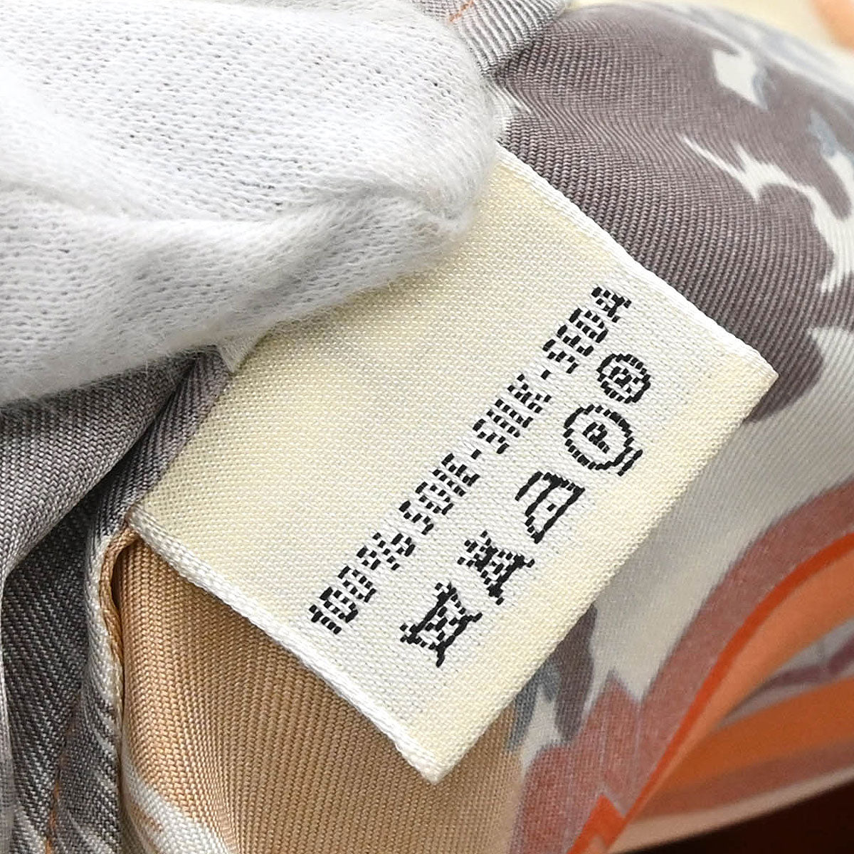 Hermes Shirt Blouse Orange #44