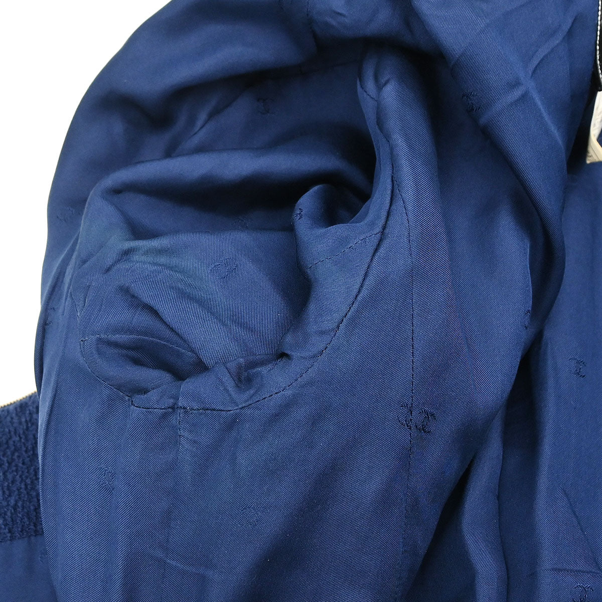 Chanel 1995 Setup Suit Jacket Skirt Navy  #40