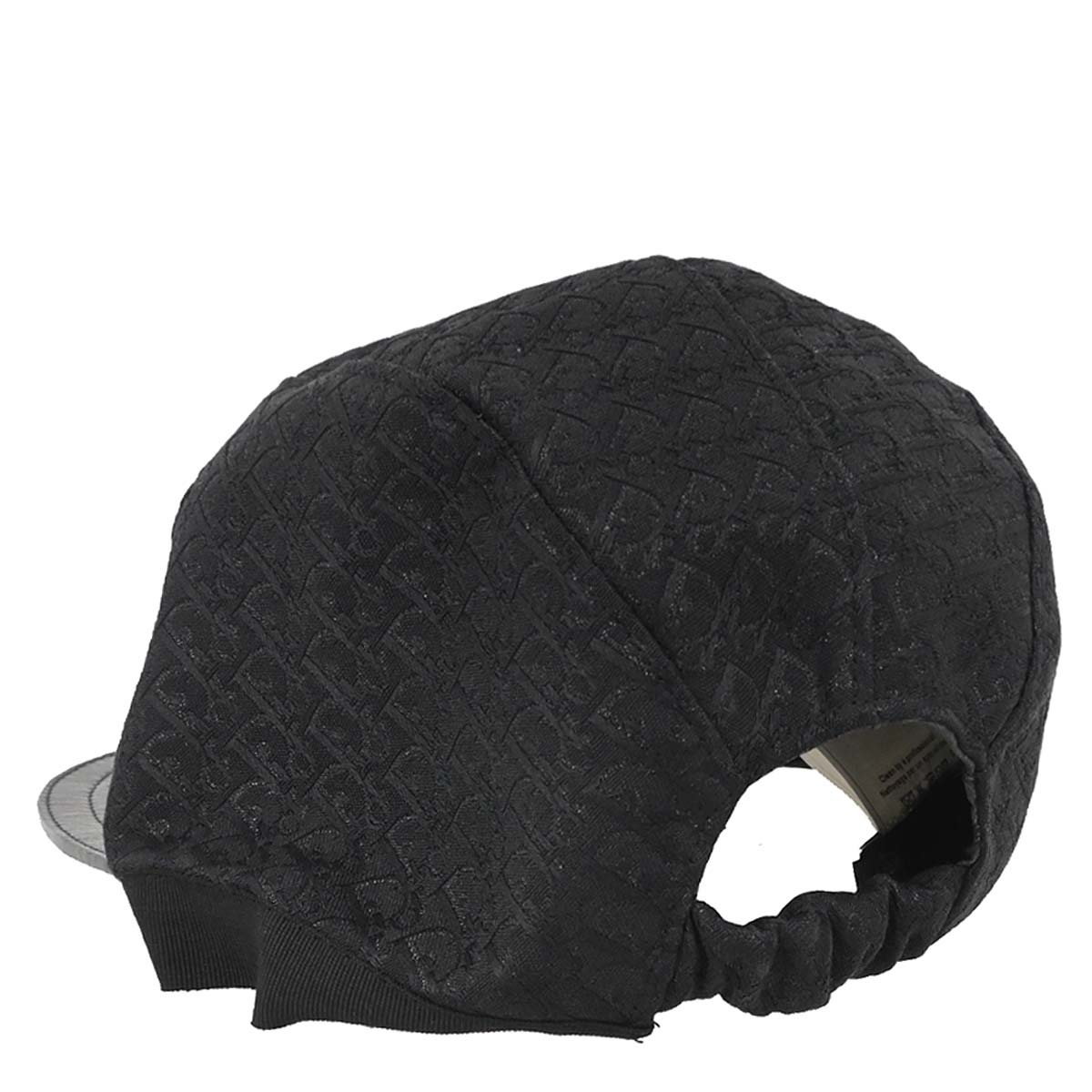 Christian Dior Black Street Chic Trotter Cap Hat #58 Small Good