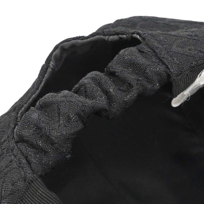 Christian Dior Black Street Chic Trotter Cap Hat #58 Small Good