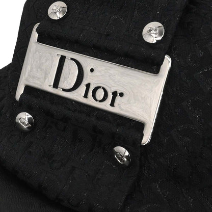 Christian Dior Black Street Chic Trotter Cap Hat #58 Small Good