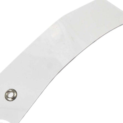 Chanel Clear Silver PVC Belt