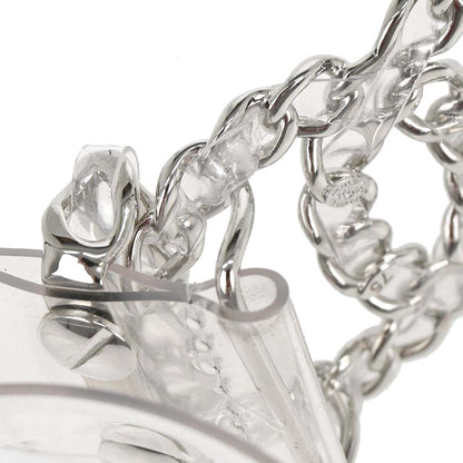 Chanel Clear Silver PVC Belt
