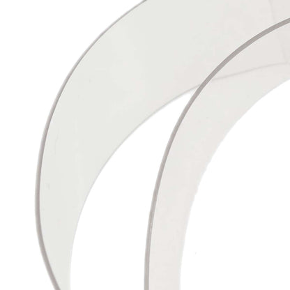 Chanel Clear Silver PVC Belt