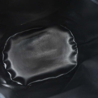 Chanel Black Caviar Skin Triple CC Drawstring Shoulder Bag