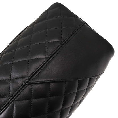 Chanel Black Calfskin Cambon Ligne Tote Handbag