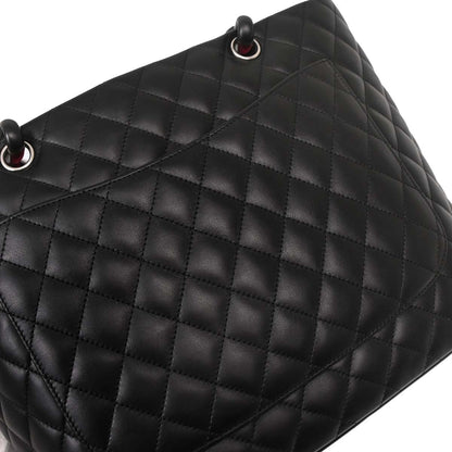 Chanel Black Calfskin Cambon Ligne Tote Handbag