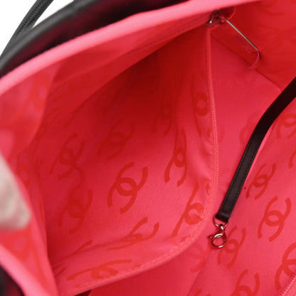 Chanel Black Calfskin Cambon Ligne Tote Handbag