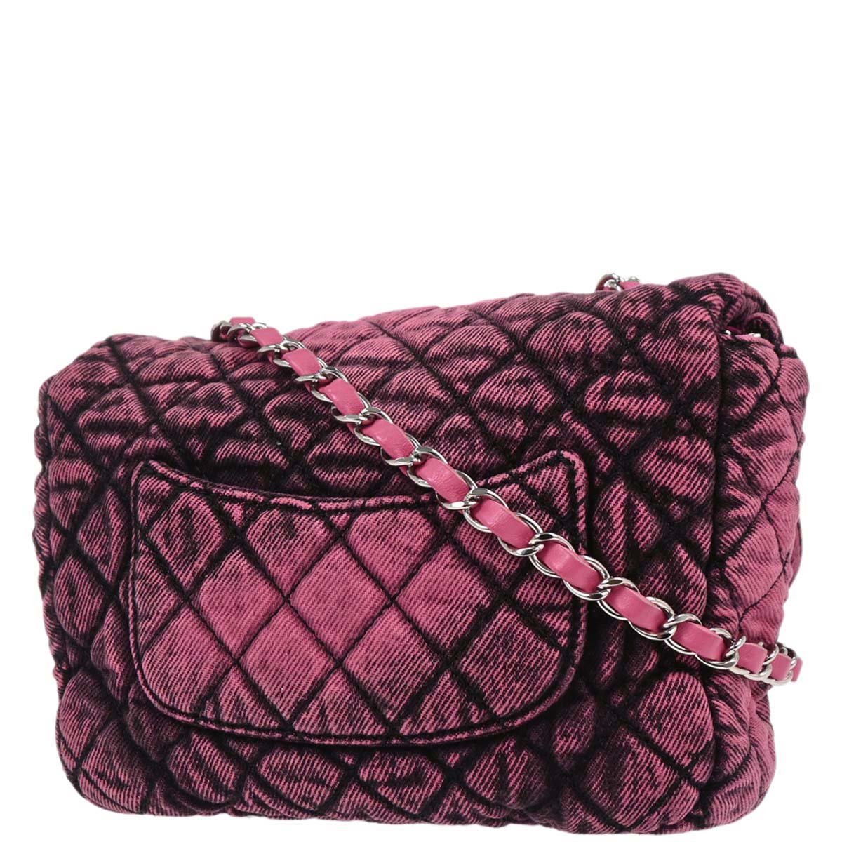 Chanel 2019 Pink Denim Shoulder Bag