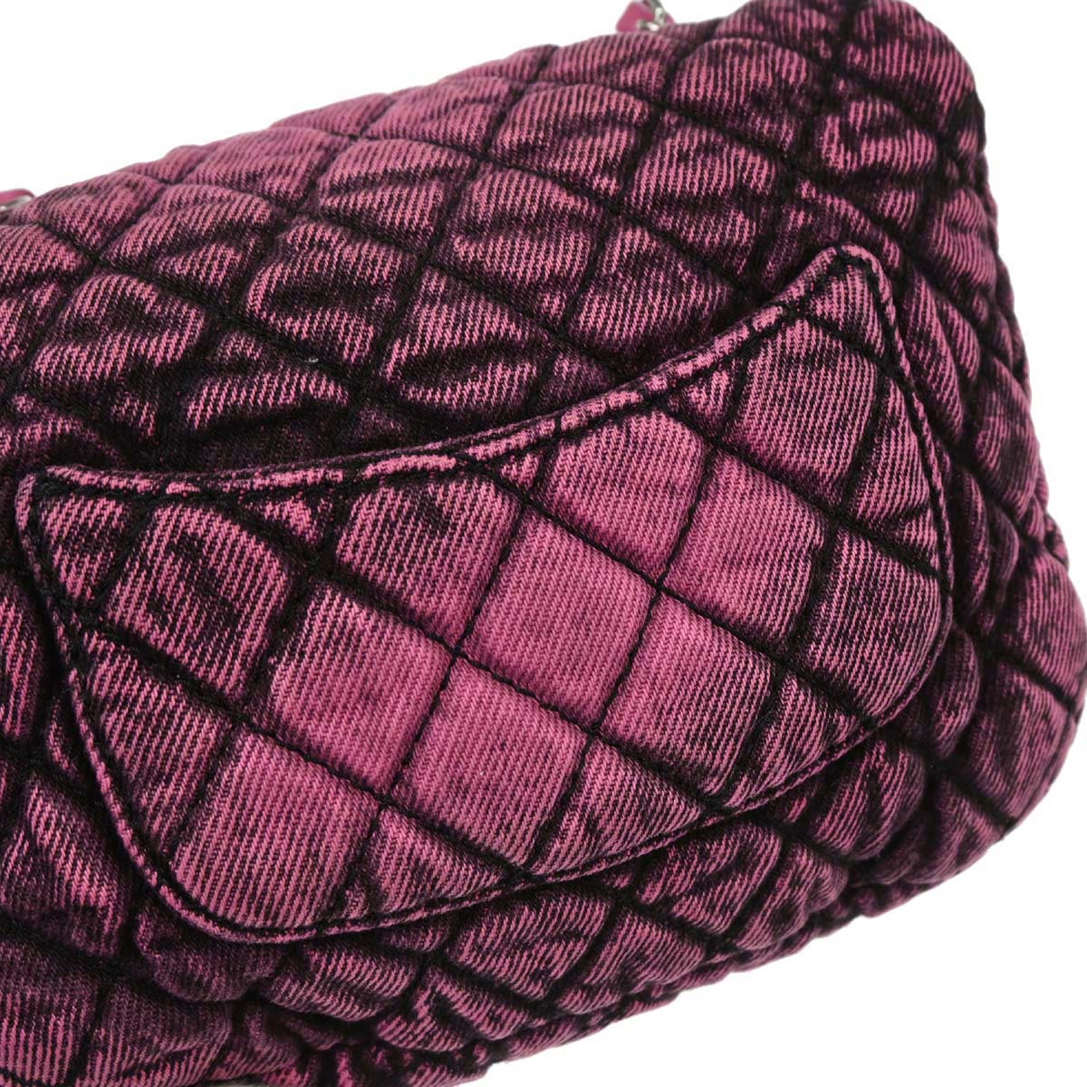 Chanel 2019 Pink Denim Shoulder Bag