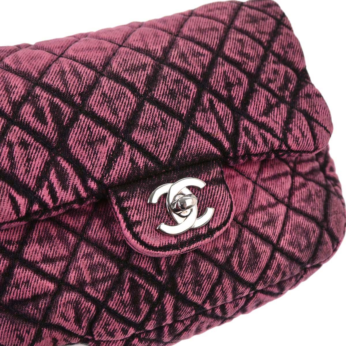 Chanel 2019 Pink Denim Shoulder Bag