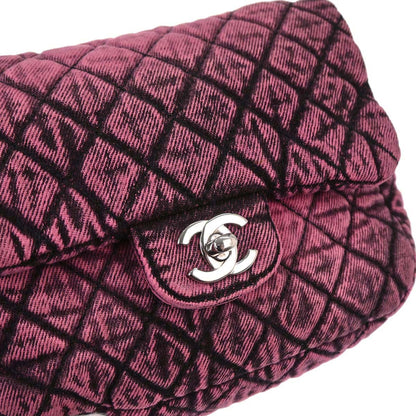 Chanel 2019 Pink Denim Shoulder Bag