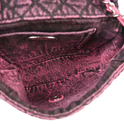 Chanel 2019 Pink Denim Shoulder Bag