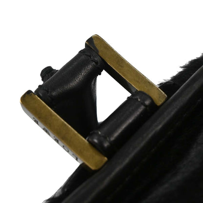 Loewe Black Pony Hair Amazona 28 Handbag