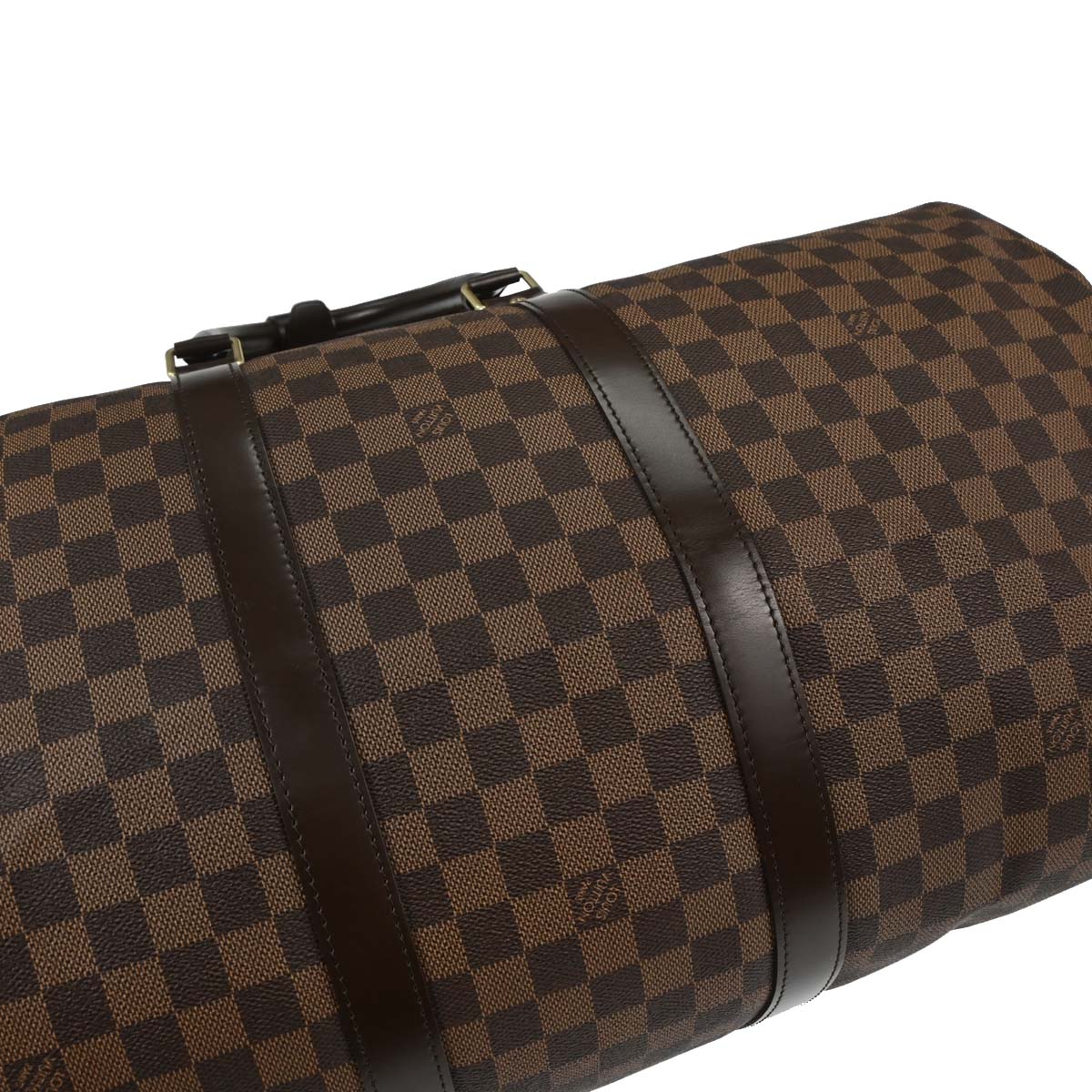 Louis Vuitton Damier Keepall Bandouliere 55 Shoulder Duffle Bag N41414