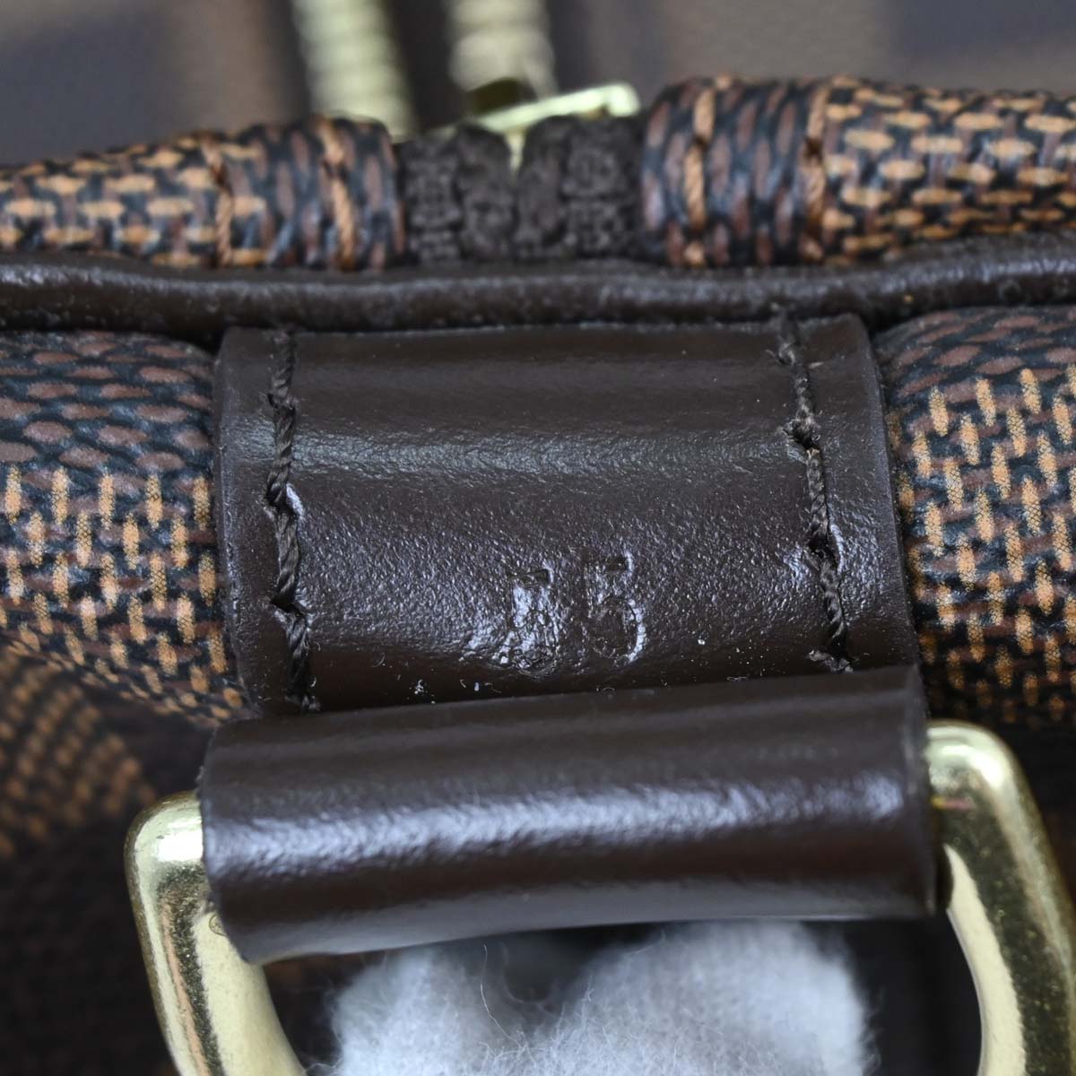 Louis Vuitton Damier Keepall Bandouliere 55 Shoulder Duffle Bag N41414