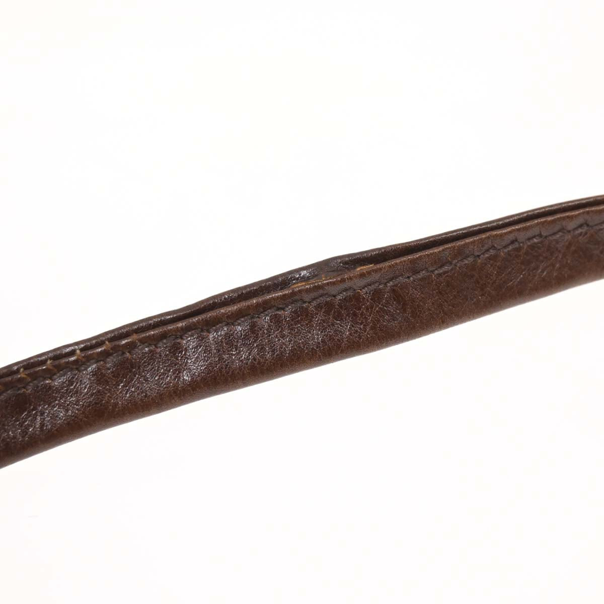 Celine Brown Pony Hair Leopard Print Shoulder Bag