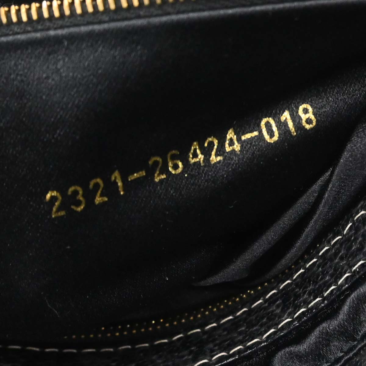 Fendi Black Leather Baguette Handbag