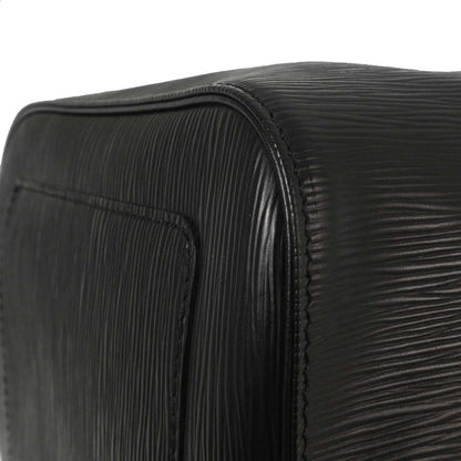 Louis Vuitton Black Epi Keepall 50 Travel Handbag M42962