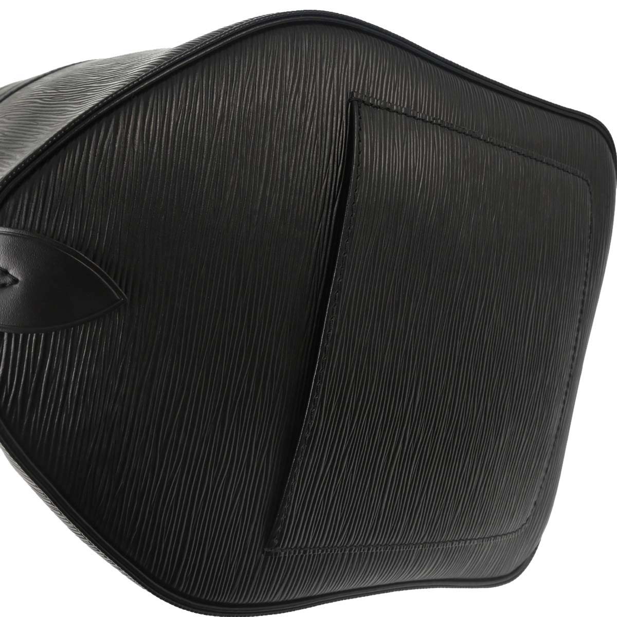 Louis Vuitton Black Epi Keepall 50 Travel Handbag M42962