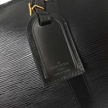 Louis Vuitton Black Epi Keepall 50 Travel Handbag M42962
