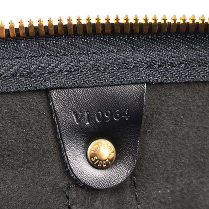 Louis Vuitton Black Epi Keepall 50 Travel Handbag M42962