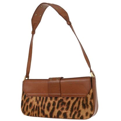 Christian Dior Brown Pony Hair Street Chic Columbus Handbag