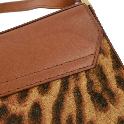 Christian Dior Brown Pony Hair Street Chic Columbus Handbag