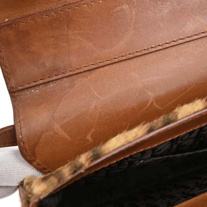 Christian Dior Brown Pony Hair Street Chic Columbus Handbag