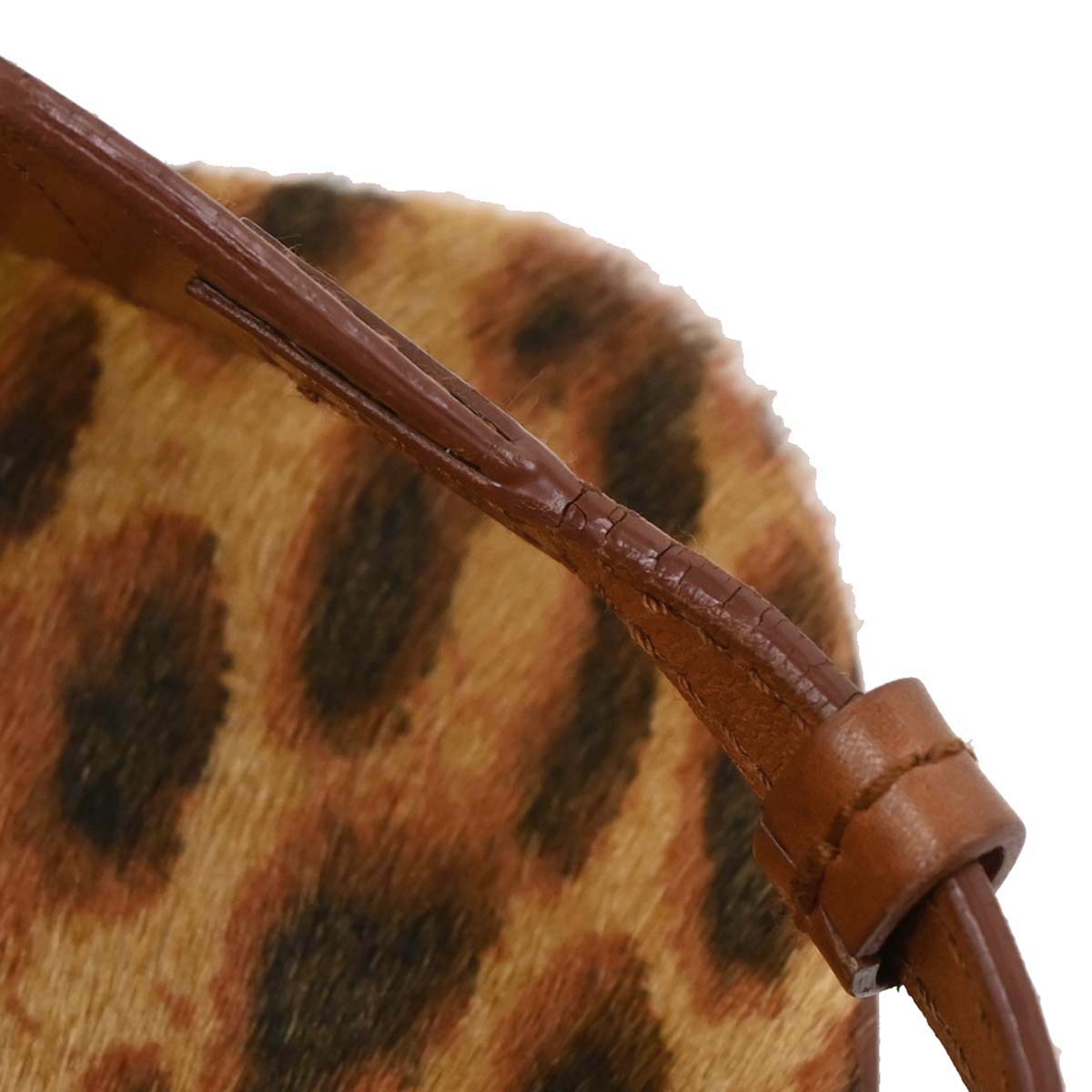 Christian Dior Brown Pony Hair Street Chic Columbus Handbag