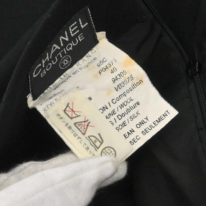 Chanel 1995 Skirt Black #40