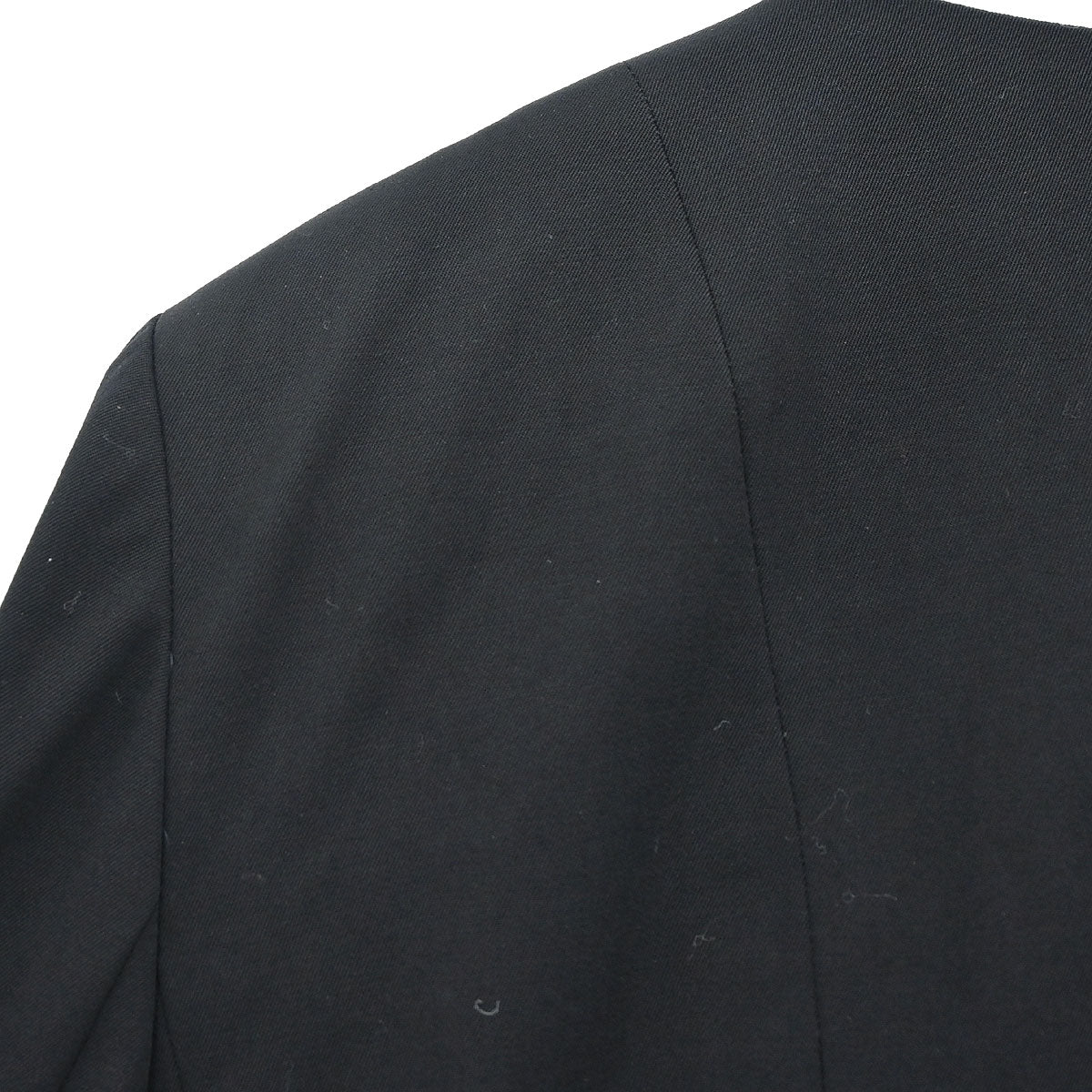 Chanel 2000 Single Breasted Collarless Jacket Black #42