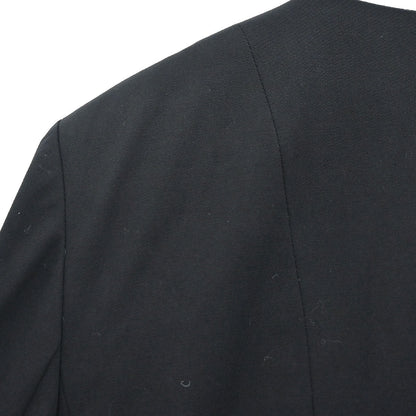 Chanel 2000 Single Breasted Collarless Jacket Black #42
