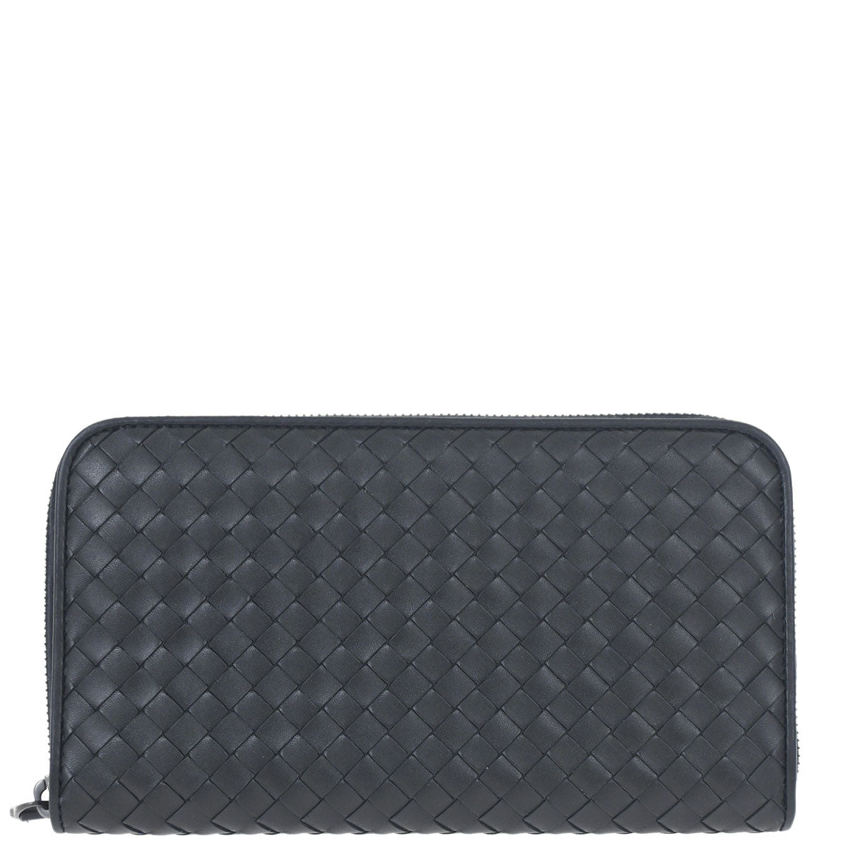 Bottega Veneta Black Intrecciato Wallet
