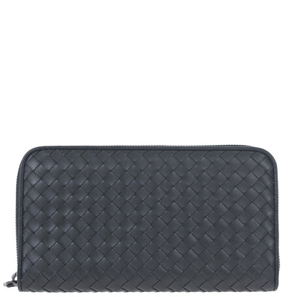 Bottega Veneta Black Intrecciato Wallet