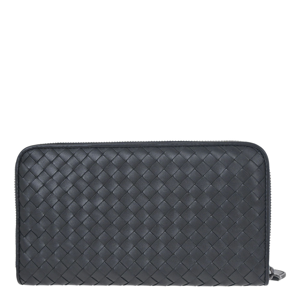 Bottega Veneta Black Intrecciato Wallet
