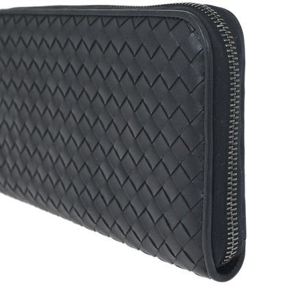 Bottega Veneta Black Intrecciato Wallet