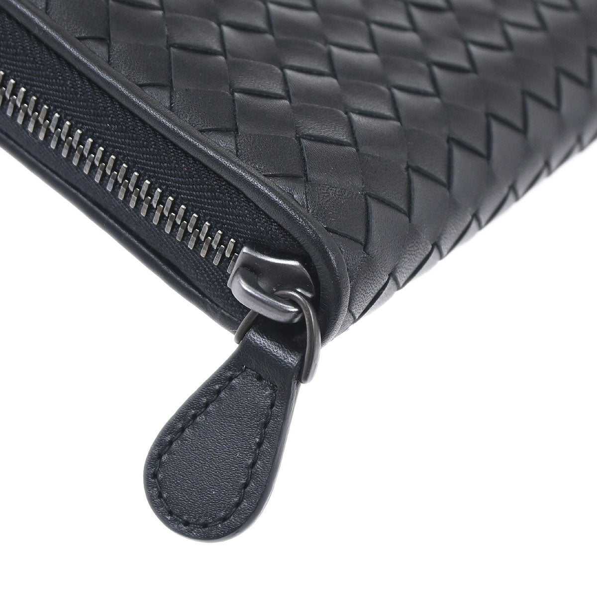Bottega Veneta Black Intrecciato Wallet