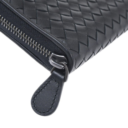 Bottega Veneta Black Intrecciato Wallet