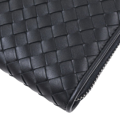 Bottega Veneta Black Intrecciato Wallet