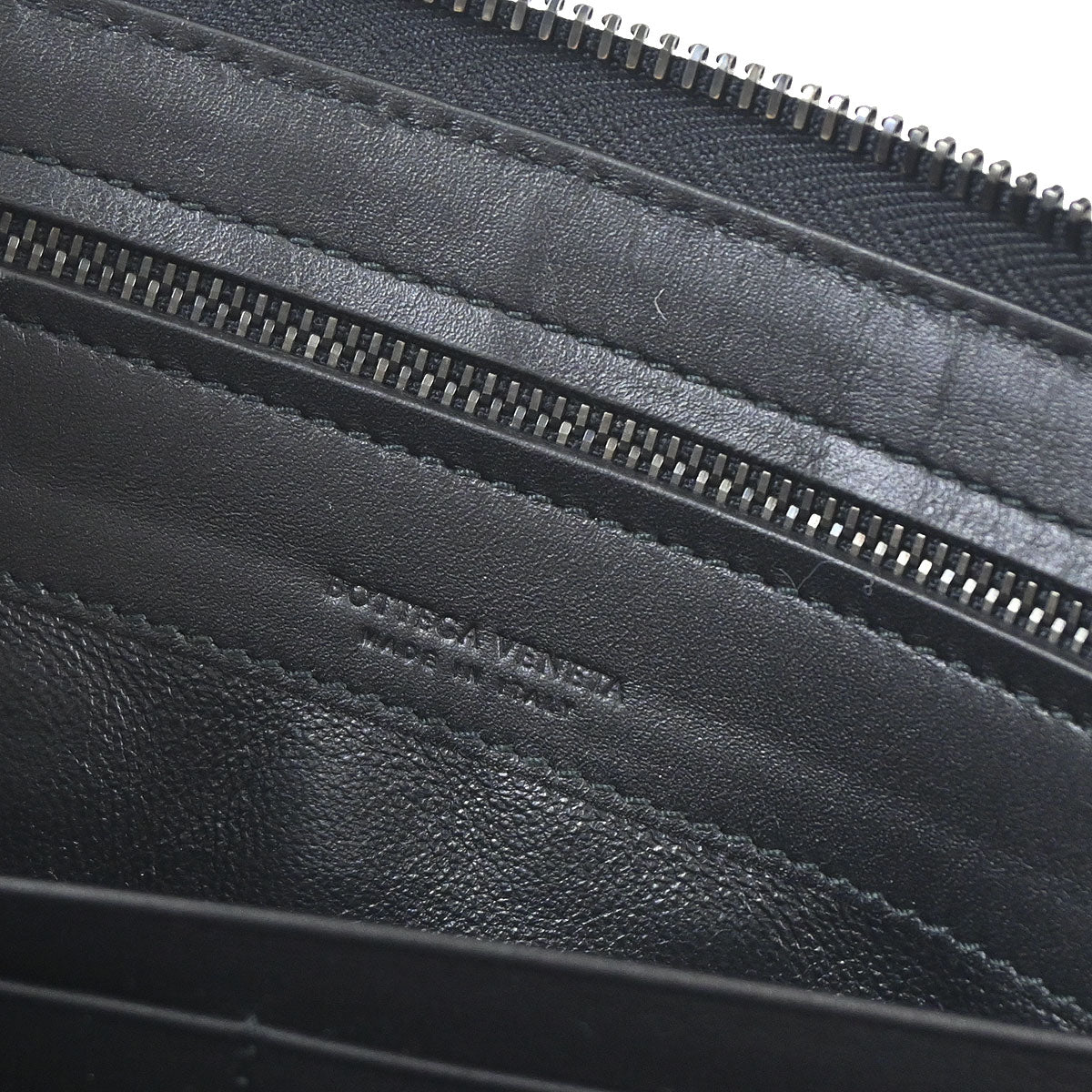 Bottega Veneta Black Intrecciato Wallet