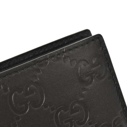 Gucci Black Guccissima Leather GG Wallet