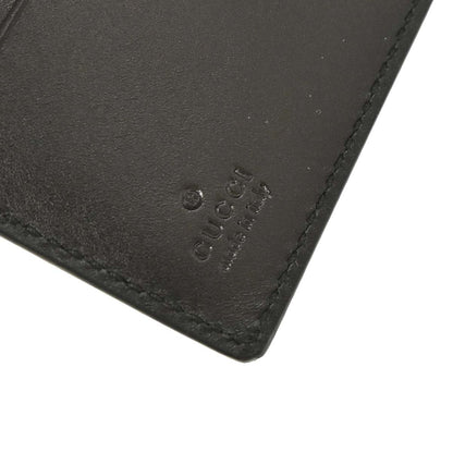 Gucci Black Guccissima Leather GG Wallet